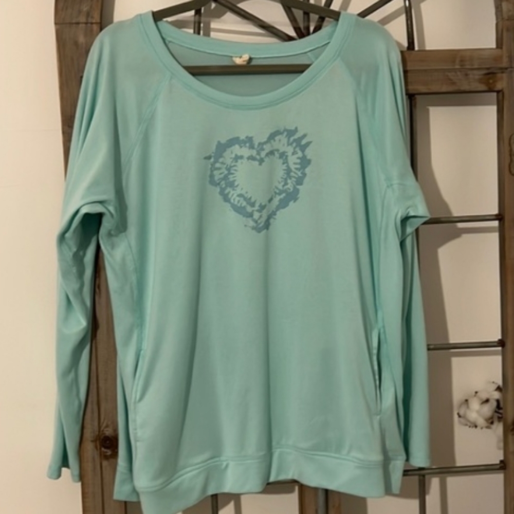 Women's Sweatshirt with Heart Design